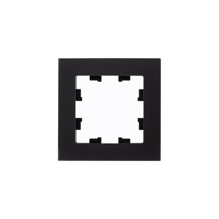 Рамка 1-м AtlasDesign Nature мат. стекло черн. 