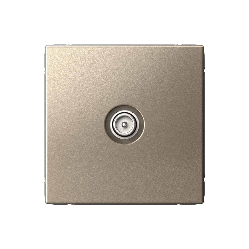 Розетка TV оконечная 1DB, механизм, ШАМПАНЬ