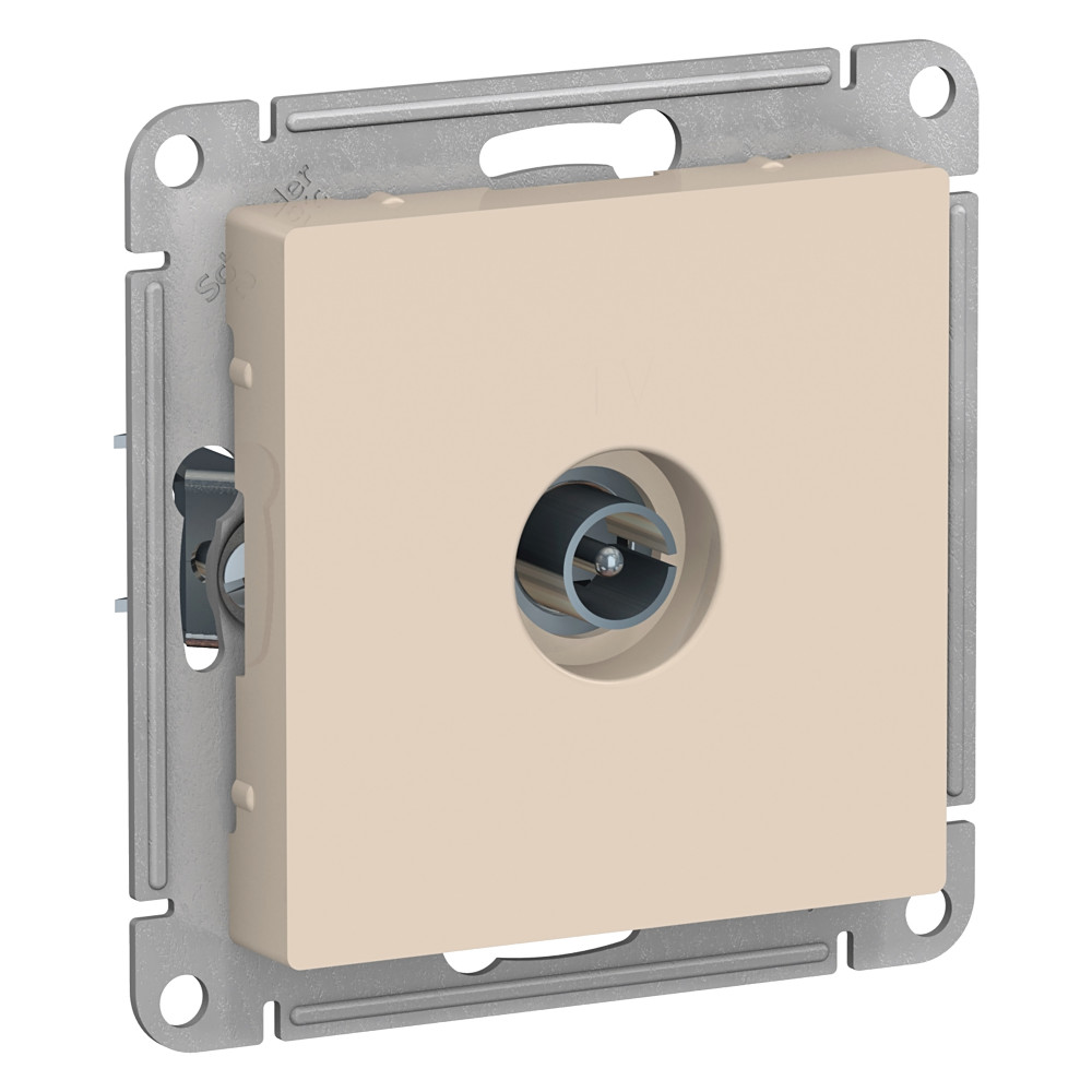 Розетка TV коннектор AtlasDesign механизм бежевый Schneider Electric