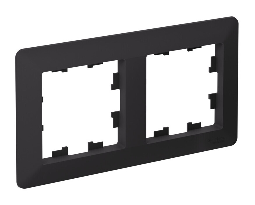 ATLASDESIGN AIR 2-постовая РАМКА, КАРБОН/дымчатый черный