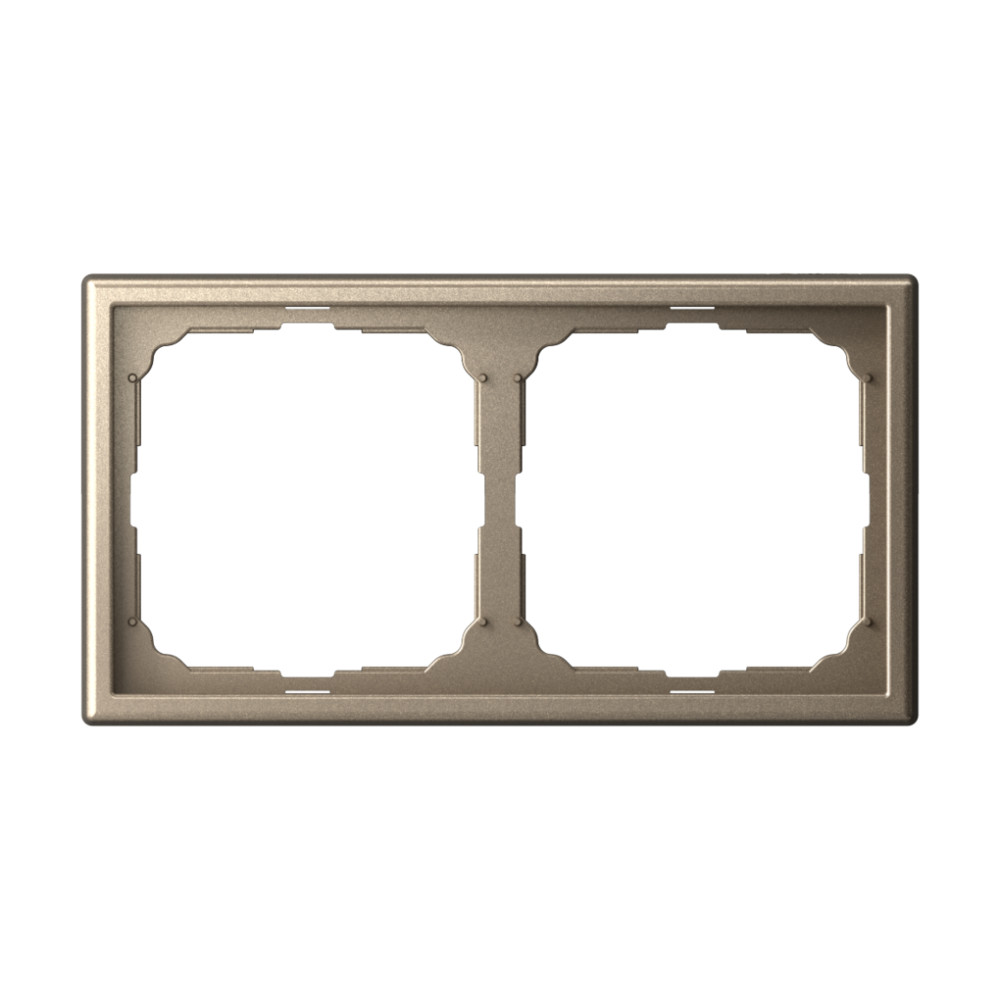 Рамка 2-постовая, универсальная, ШАМПАНЬ