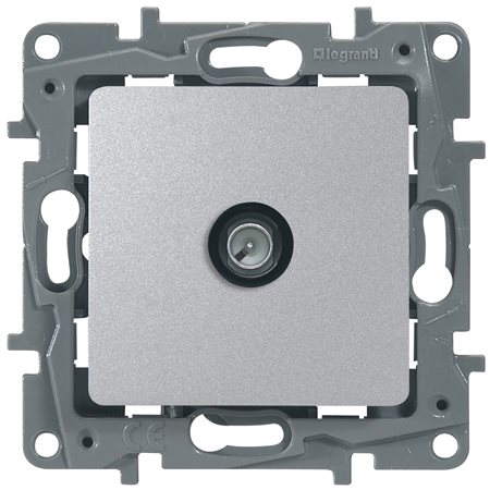 Розетка TV звезда алюм.  Legrand ETIKA