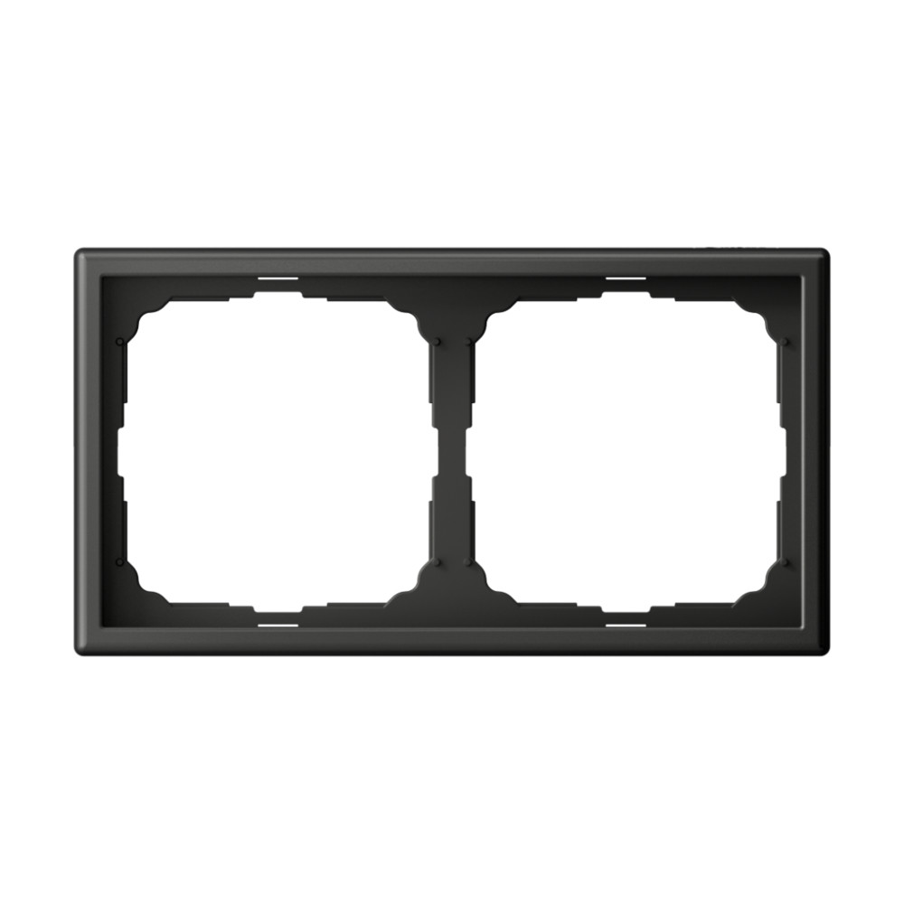 Рамка 2-постовая, универсальная, БАЗАЛЬТ