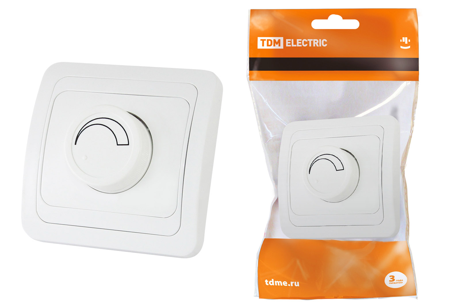 Диммер 600Вт бел. ""Валдай" TDM