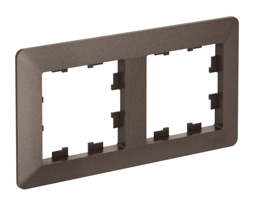 ATLASDESIGN AIR 2-постовая РАМКА, МОККО/дымчатый черный