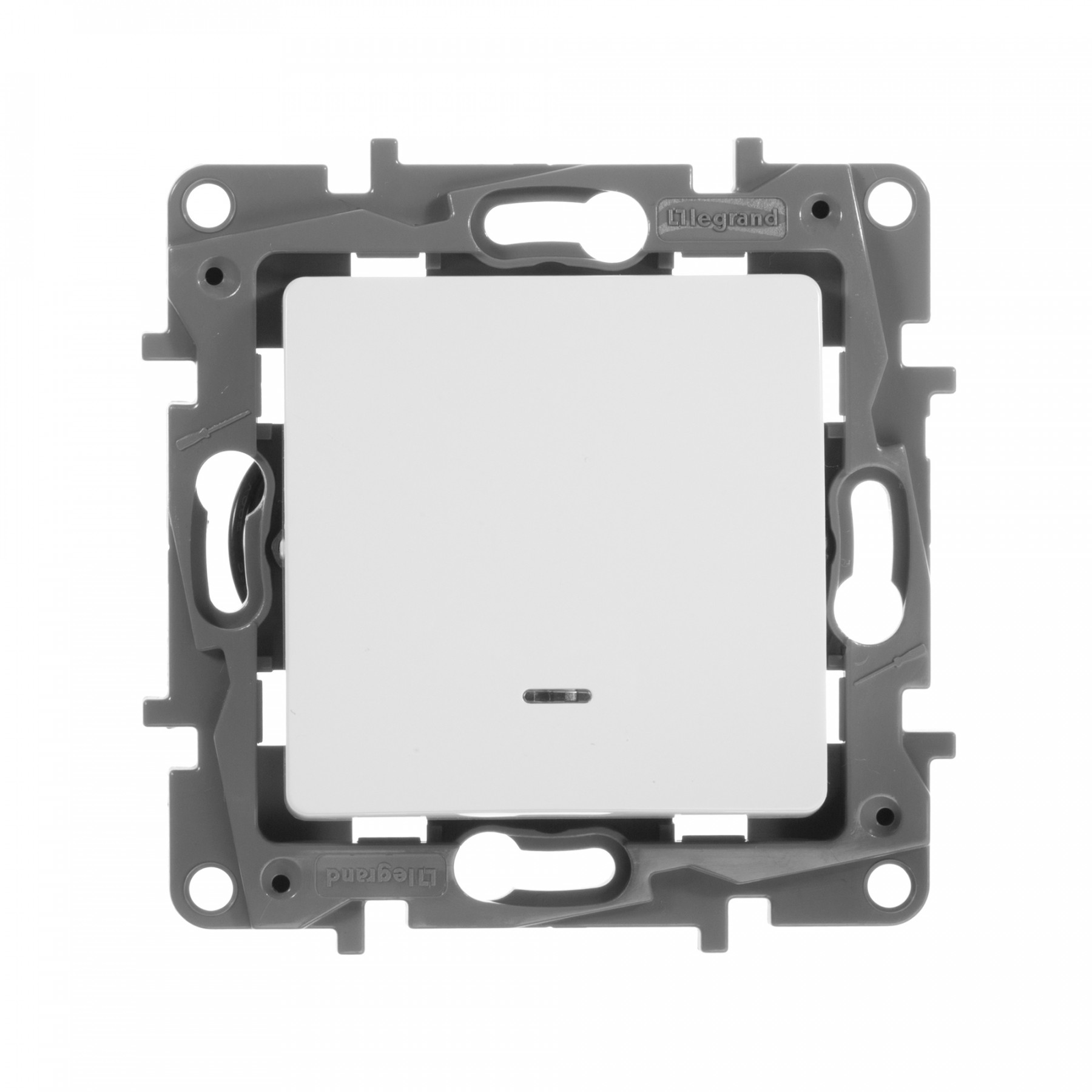 Выключатель с инд. 10АХ винты бел. Legrand ETIKA 672203