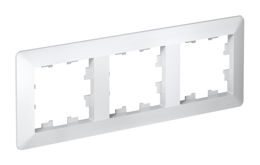 ATLASDESIGN AIR 3-постовая РАМКА, БЕЛЫЙ/дымчатый белый