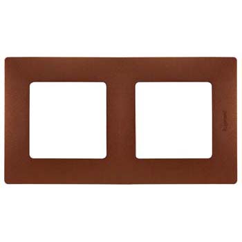 Рамка 2поста какао ETIKA 