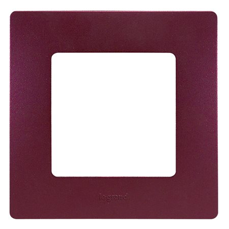 Рамка 1пост. сливовый ETIKA 