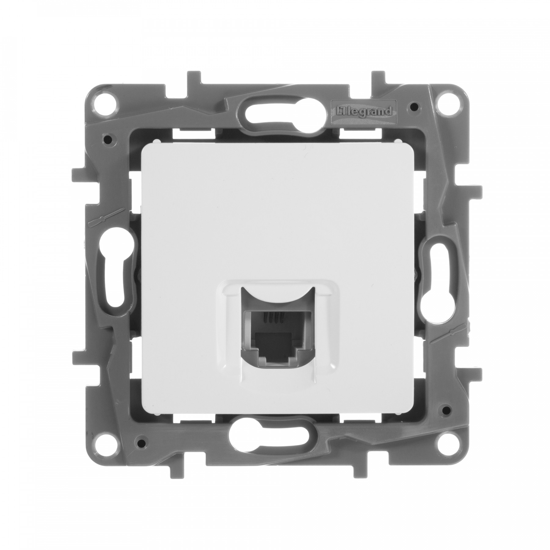 Розетка RJ11 бел. Legrand ETIKA 672240
