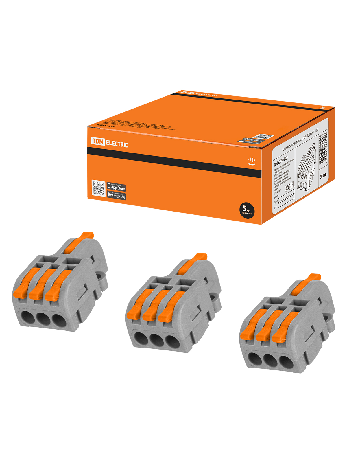 Клемма разветвительная СКР-413 (4 мм2) TDM(60щт)