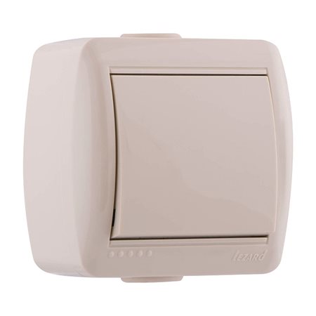 Выключатель NATA-100  1 кл. о.п. крем.