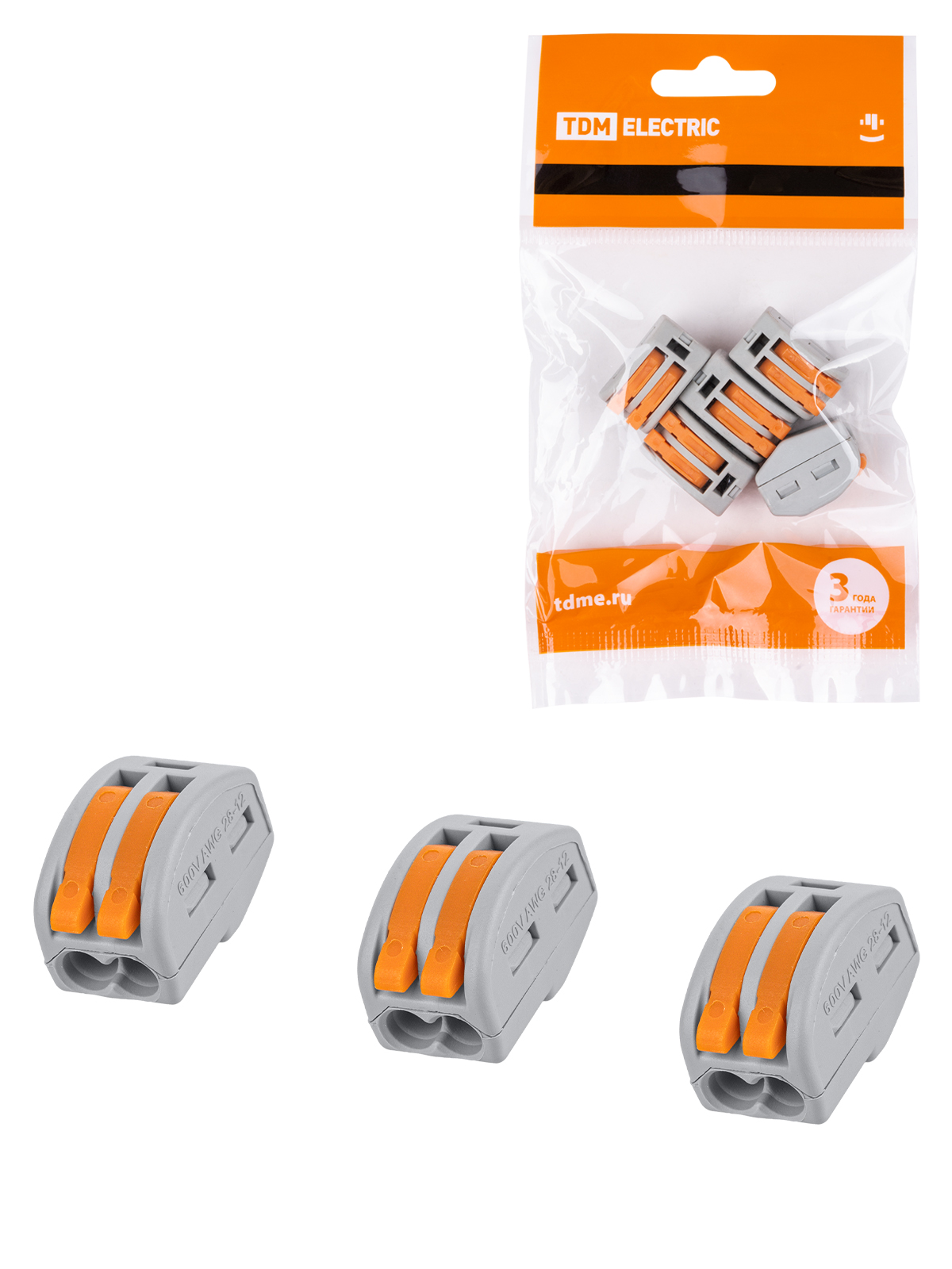 Клемма соединительная СК-412 (2,5мм2) (5шт.) TDM