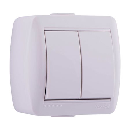 Выключатель NATA-101 2 кл. о.п. белый