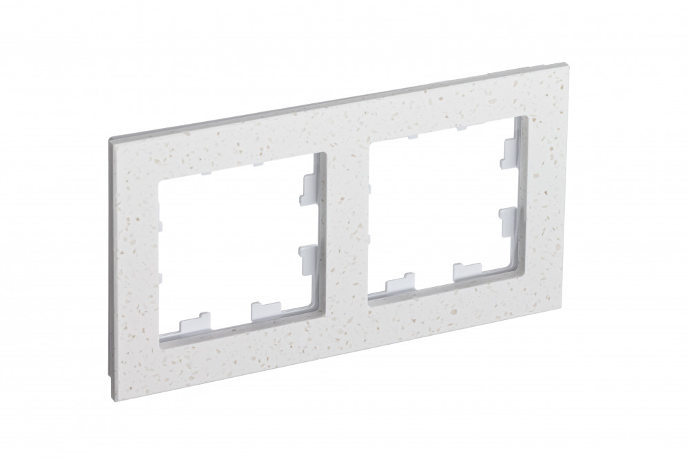 Рамка 2-м AtlasDesign Nature мрамор крем роял