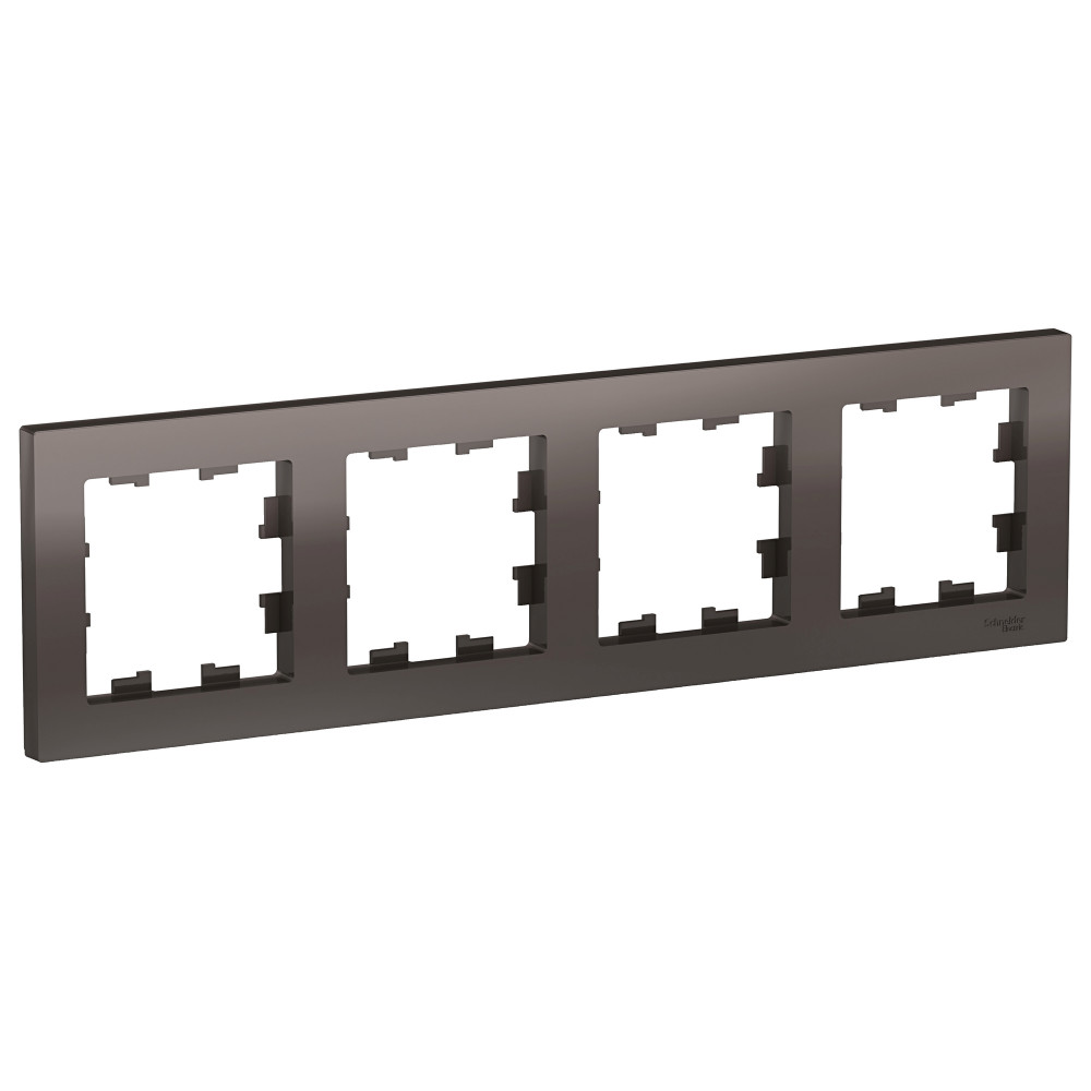 Рамка 4-постовая AtlasDesign универсальная мокко Schneider Electric