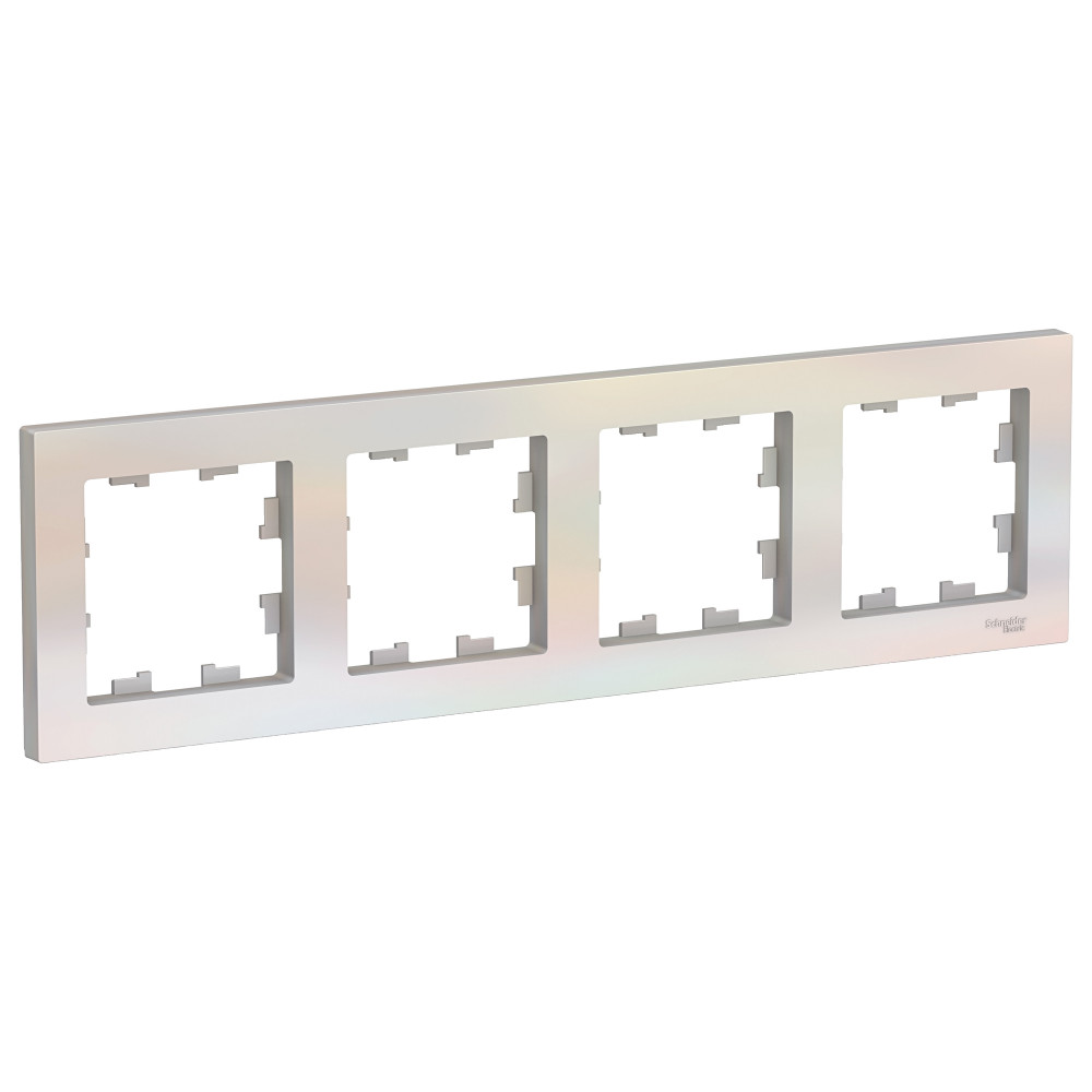 Рамка 4-постовая AtlasDesign универсальная жемчуг Shnieder Electric