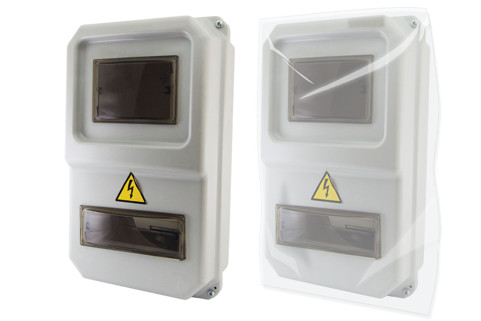 Бокс ЩУРН-П-1ф-8 (383х234х119)  пластик IP54 TDM