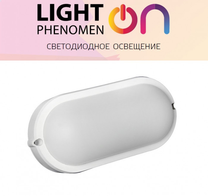 Банник LT-LBWP-01-IP65-12W-6500К LED овальный