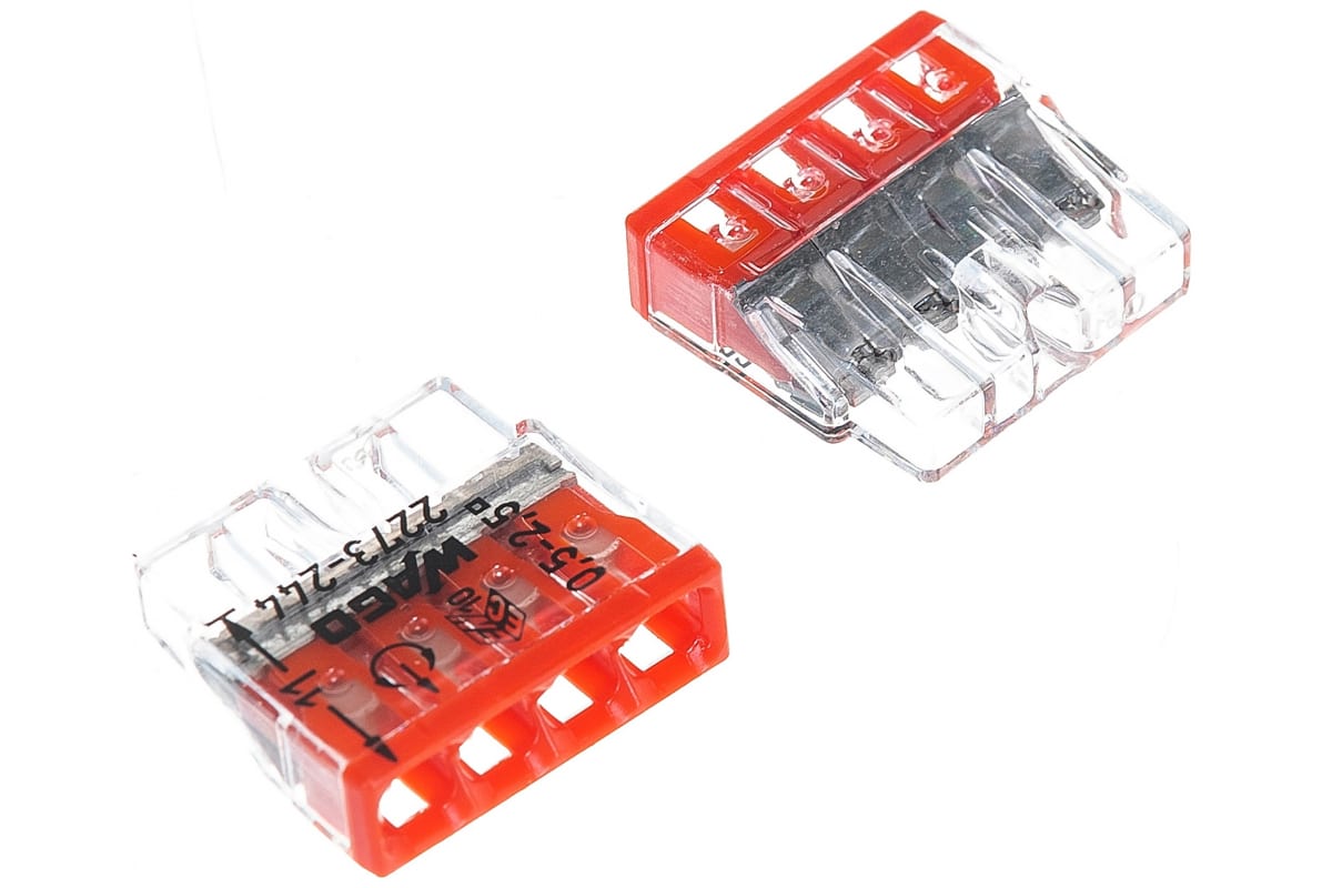 Клемма 4x2.5мм с пастой (100шт) 2273-244 WAGO