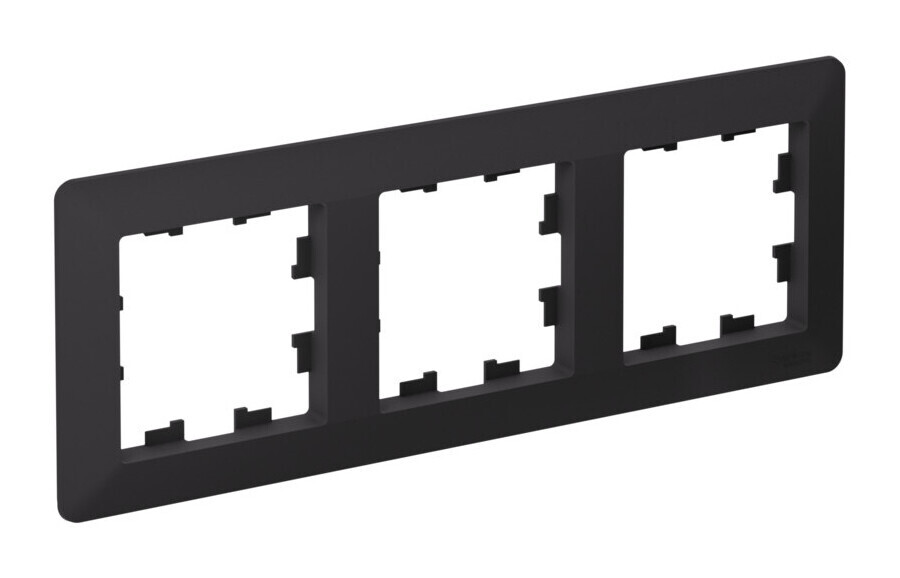 ATLASDESIGN AIR 3-постовая РАМКА, КАРБОН/дымчатый черный