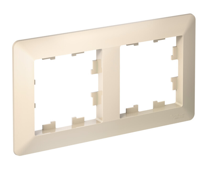 ATLASDESIGN AIR 2-постовая РАМКА, БЕЖЕВЫЙ/дымчатый белый