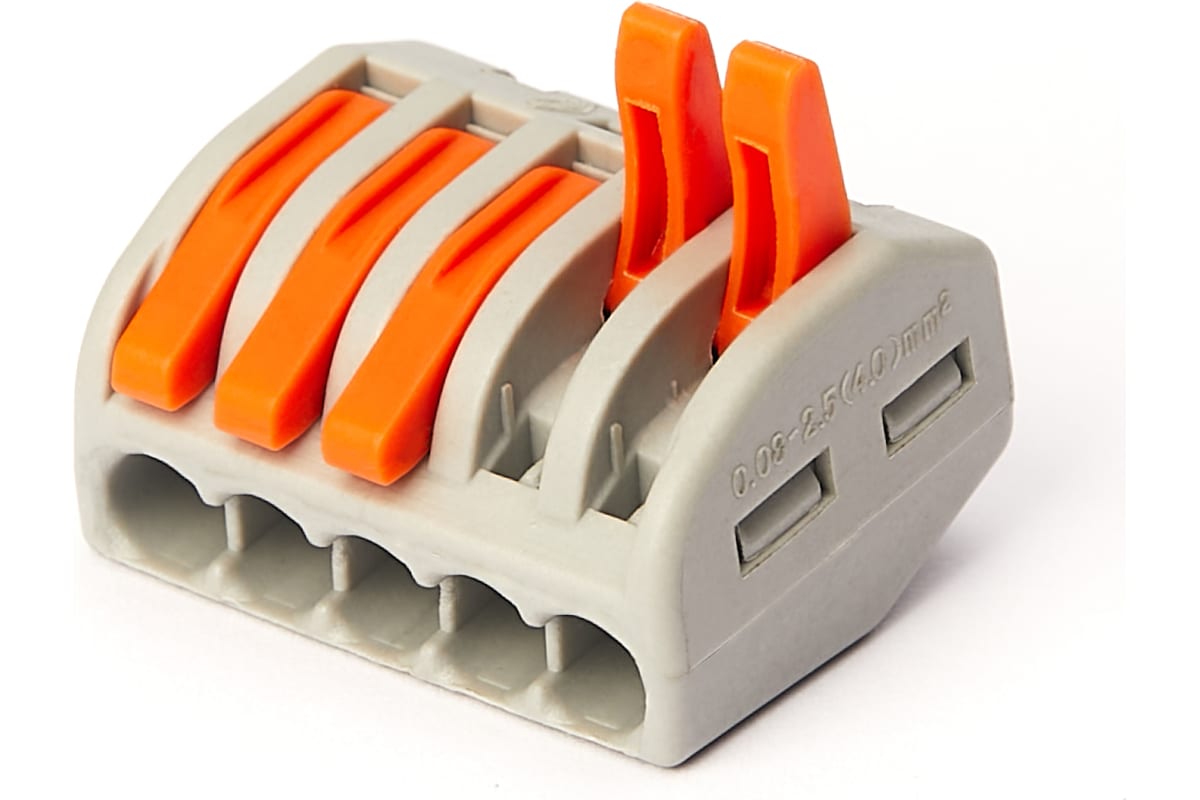 Клемма 5x0.08-2.5мм 222-415 WAGO