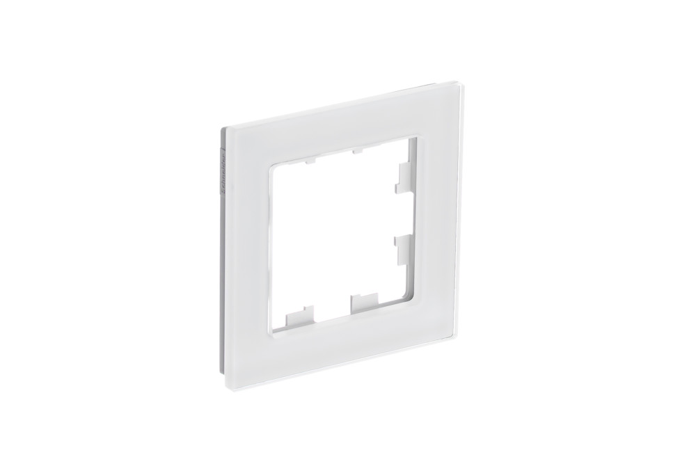 Рамка 1-м AtlasDesign Nature натуральное стекло, белый