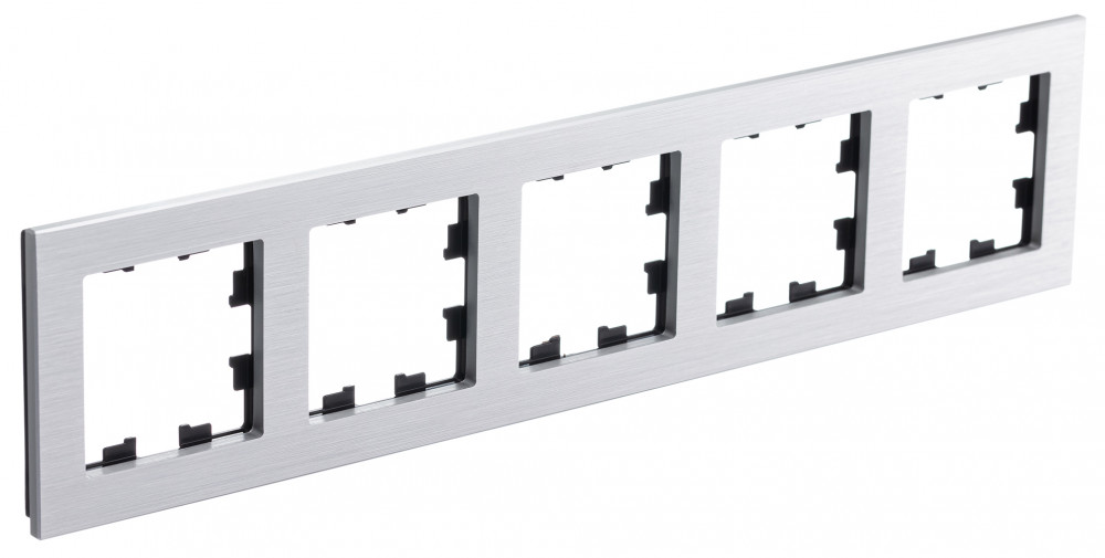 Рамка 5-м AtlasDesign Nature металл серебро