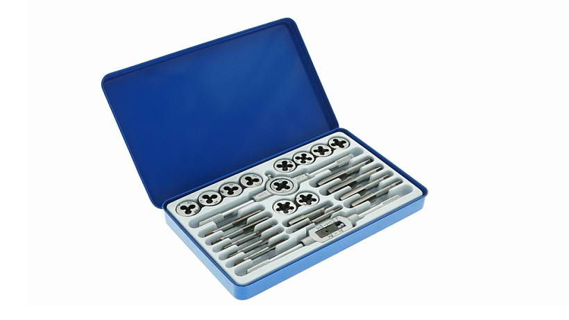 Набор метчиков и плашек для нарезания резьбы Sturm!