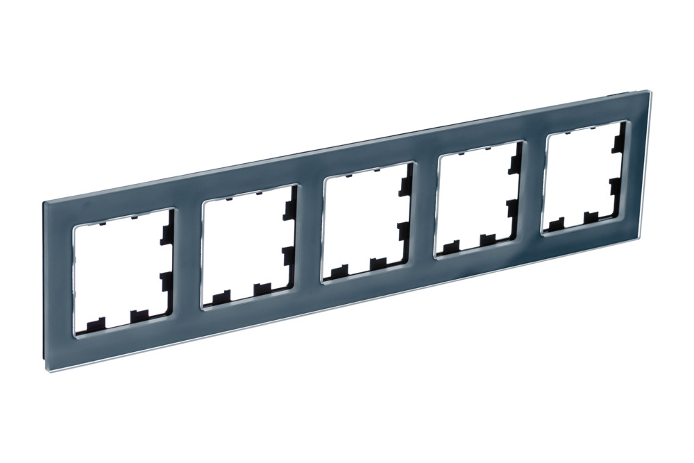 Рамка 5-м AtlasDesign Nature натуральное стекло, грифель