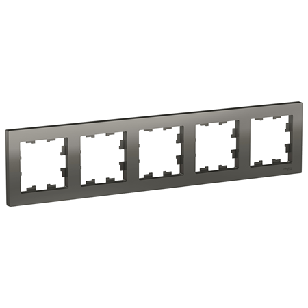 Рамка 5-постовая AtlasDesign универсальная сталь Schneider Electric
