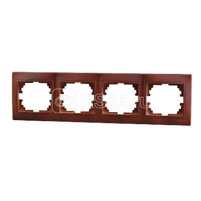 Рамка MIRA-149 4-ая горизонт.,  вишня
