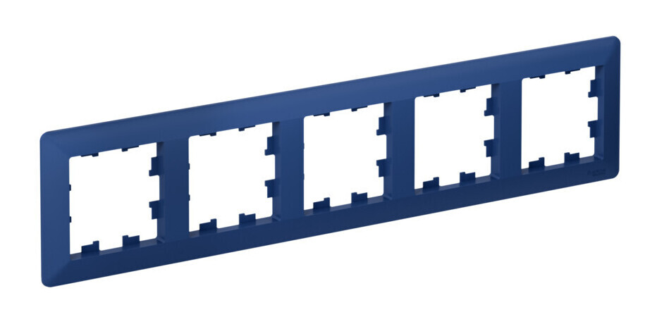 ATLASDESIGN AIR 5-постовая РАМКА, АКВАМАРИН/дымчатый черный