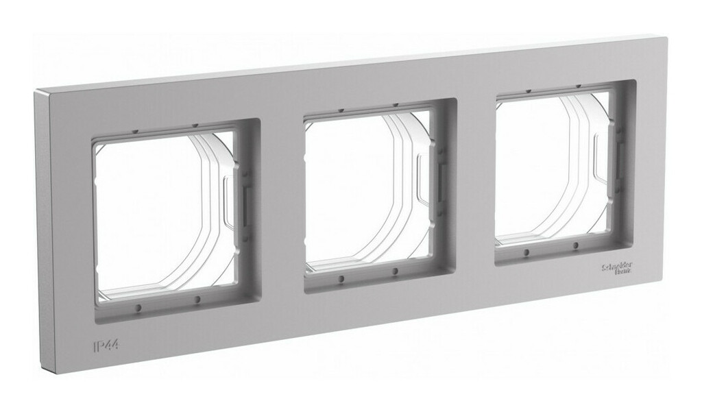 ATLASDESIGN AQUA 3-постовая РАМКА, IP44, АЛЮМИНИЙ