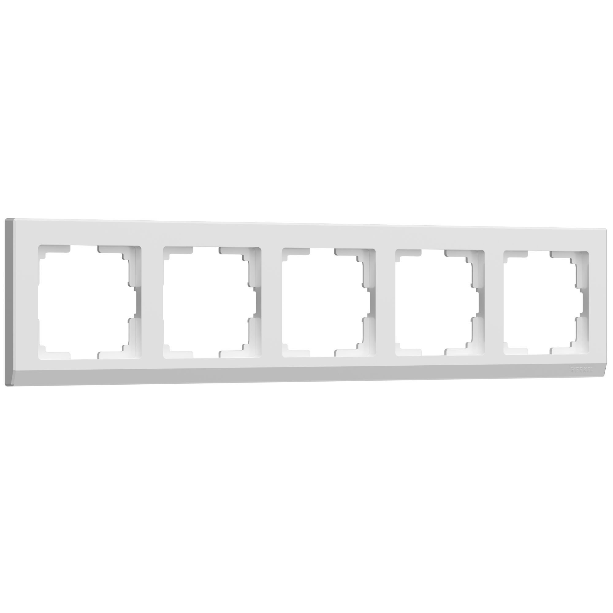 W0051801/ Рамка на 5 постов Stark (белый)