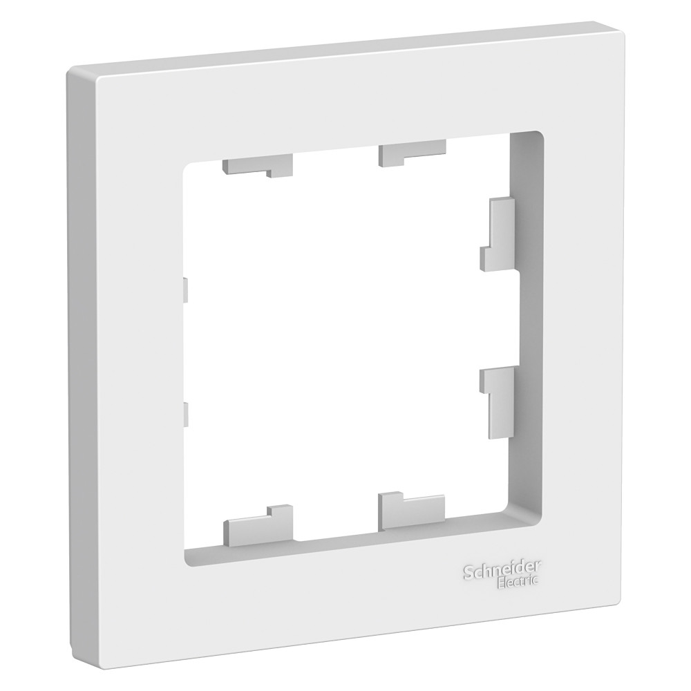 Рамка 1-постовая AtlasDesign белая Schneider Electric ATN000101