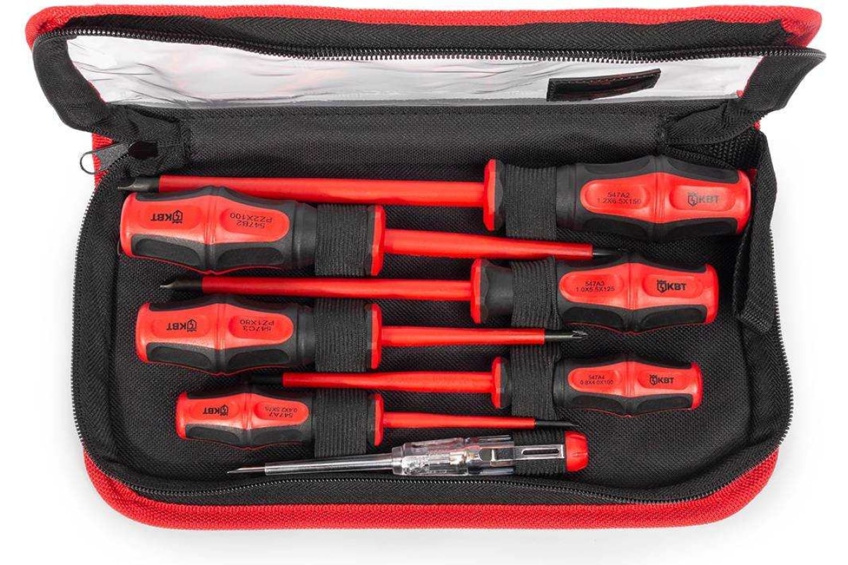 Набор диэлектр.отверток "Профи" НИО-07(КВТ)