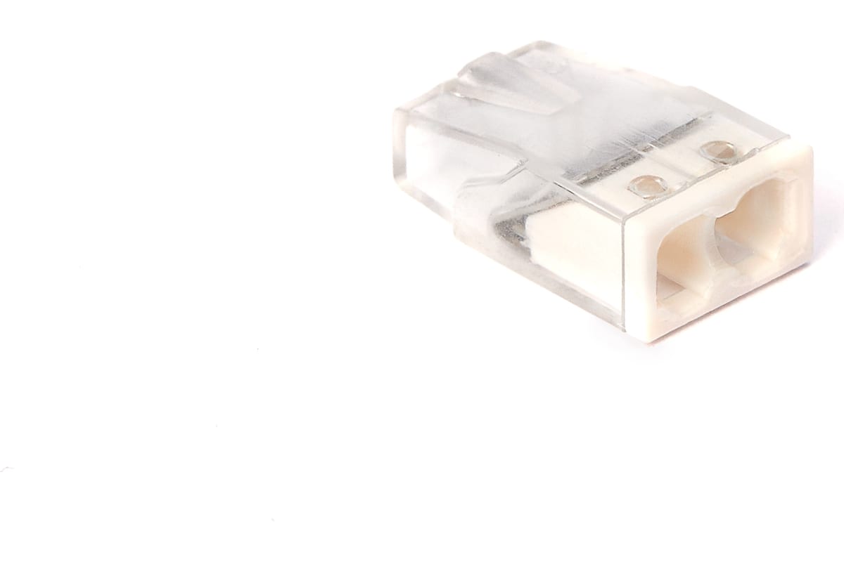 Клемма 2x2.5мм белая/прозрачная 2273-202 WAGO