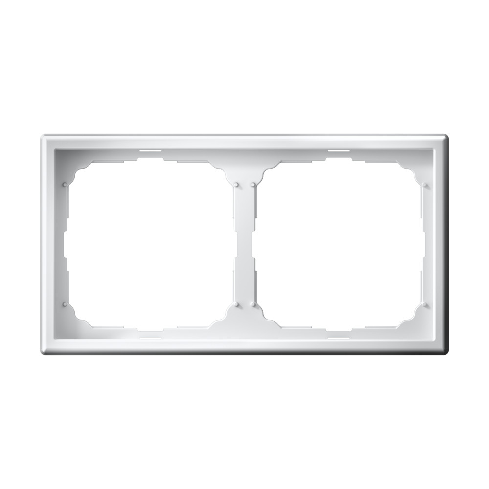 Рамка 2-постовая, универсальная, БЕЛЫЙ