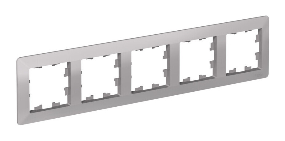 ATLASDESIGN AIR 5-постовая РАМКА, АЛЮМИНИЙ/дымчатый черный