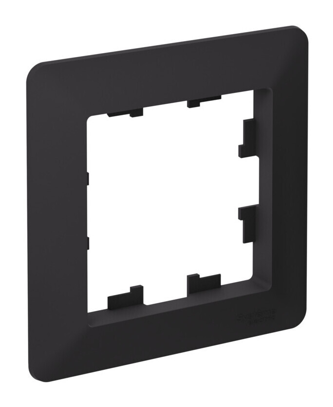 ATLASDESIGN AIR 1-постовая РАМКА, КАРБОН/дымчатый черный