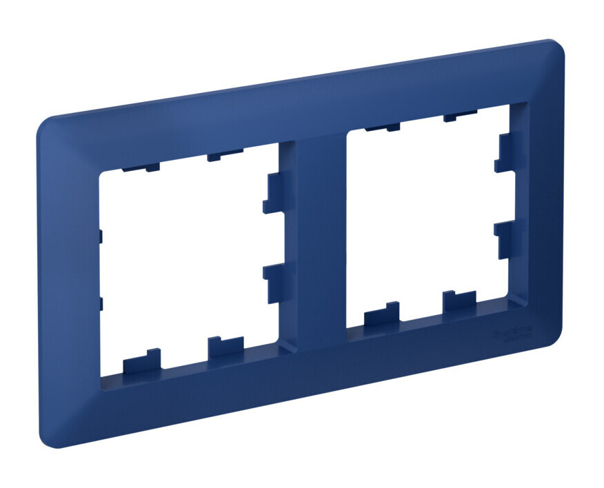 ATLASDESIGN AIR 2-постовая РАМКА, АКВАМАРИН/дымчатый черный