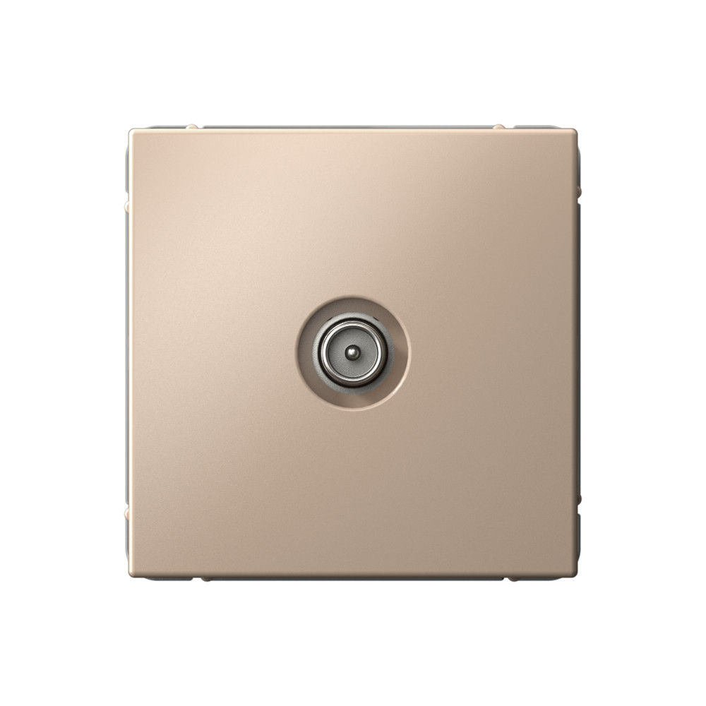 Розетка TV проходная 4DB, механизм, ПЕСОЧНЫЙ