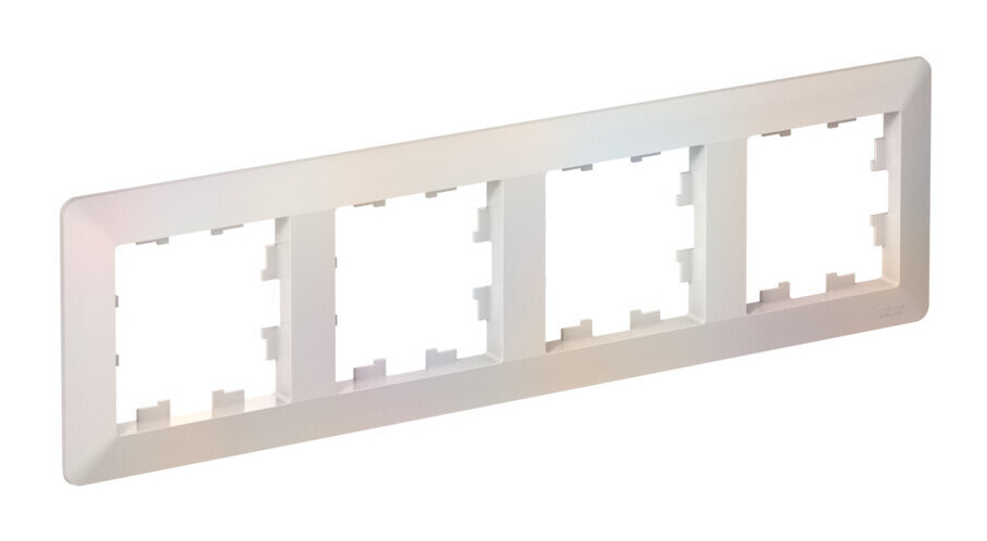 ATLASDESIGN AIR 4-постовая РАМКА, ЖЕМЧУГ/дымчатый белый