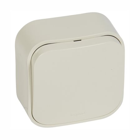 Выключатель 1-кл 10А Legrand Quteo Беж 