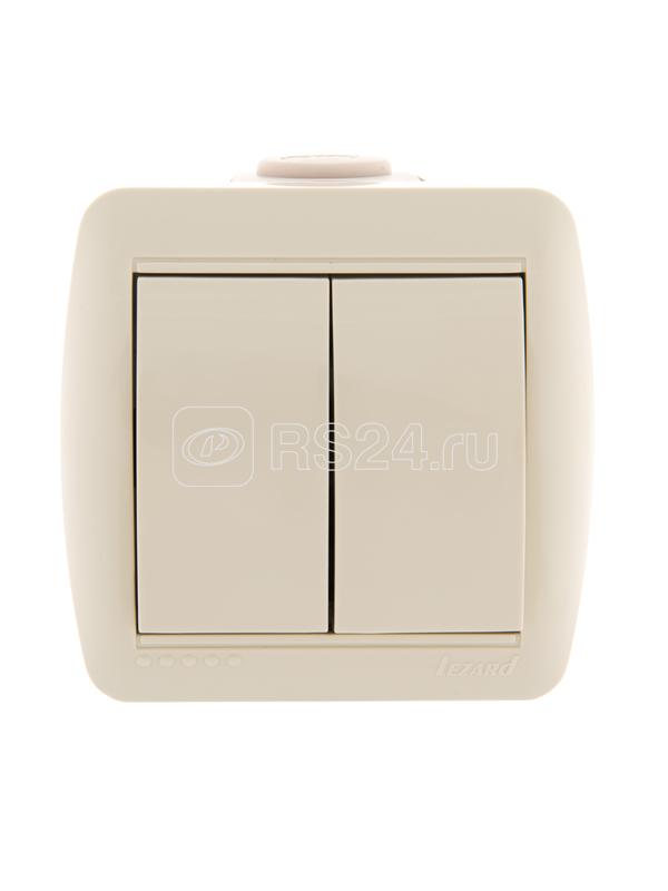 Выключатель NATA-101 2 кл. о.п. крем.
