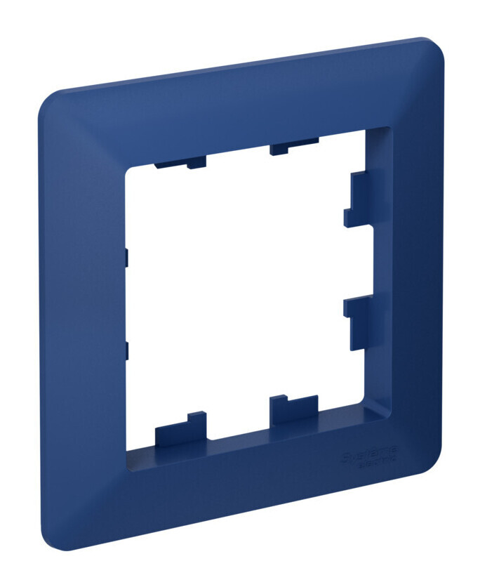 ATLASDESIGN AIR 1-постовая РАМКА, АКВАМАРИН/дымчатый черный