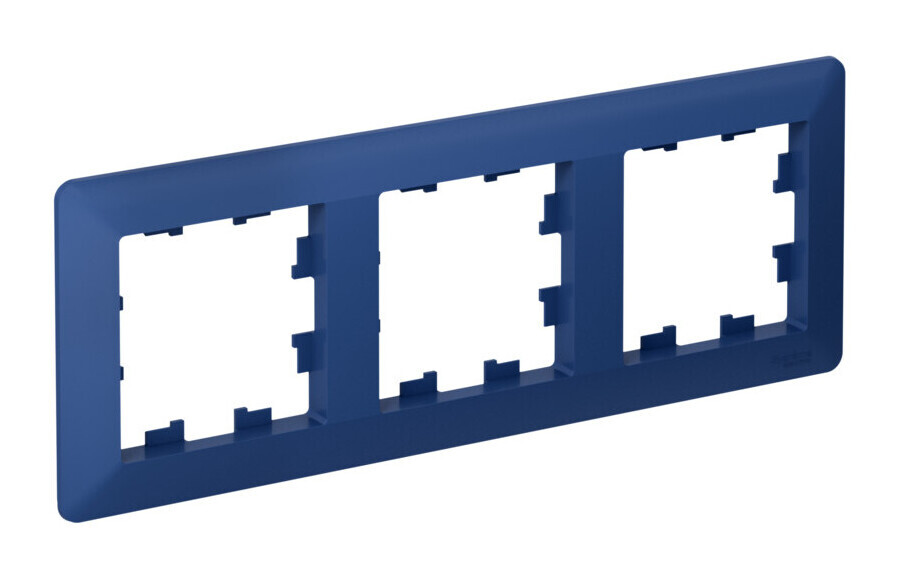 ATLASDESIGN AIR 3-постовая РАМКА, АКВАМАРИН/дымчатый черный