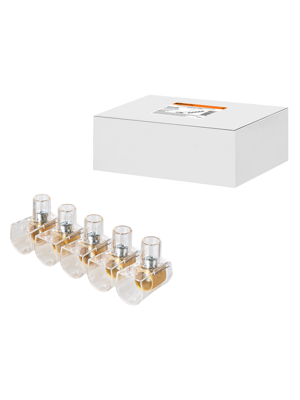 Клеммник концевой изолированный ККИ 16 мм2 (5х1) TDM